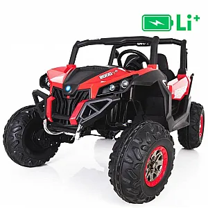 22V RSX MX - otroški avto na akumulator 4x4, rdeč