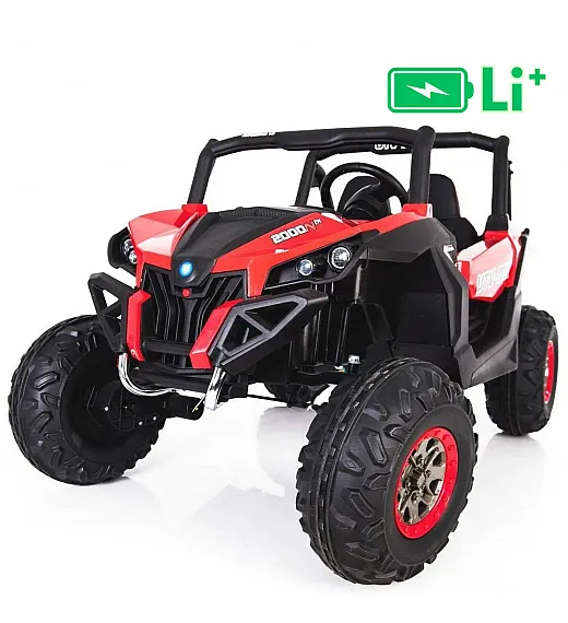 22V RSX MX - dječji automobil na baterijem 4x4, crveni