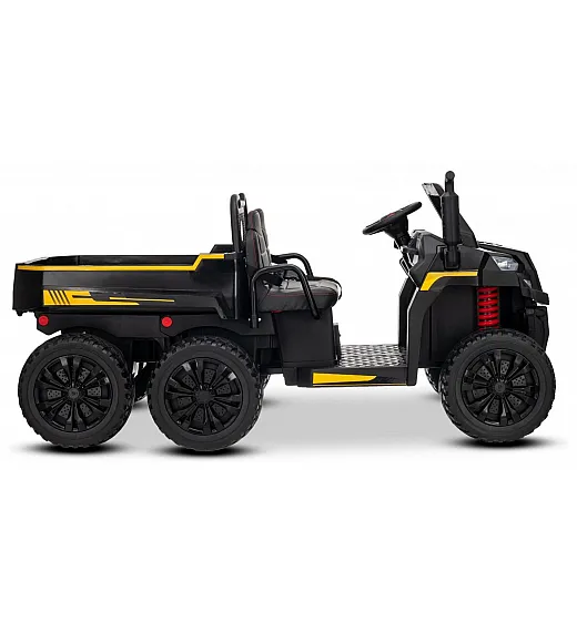 Kmetijski 22V RIDER XXL 6X6 800W - otroški avto na akumulator, črn Beneo