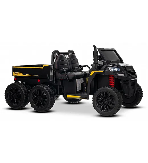 Kmetijski 22V RIDER XXL 6X6 800W - otroški avto na akumulator, črn Beneo