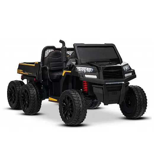 Kmetijski 22V RIDER XXL 6X6 800W - otroški avto na akumulator, črn Beneo