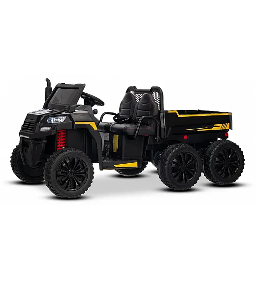 Kmetijski 22V RIDER XXL 6X6 800W - otroški avto na akumulator, črn Beneo