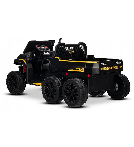 Kmetijski 22V RIDER XXL 6X6 800W - otroški avto na akumulator, črn Beneo