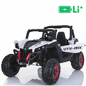 22V RSX MX - otroški avto na akumulator 4x4, bela