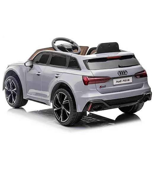 Auto na akumulator za djecu Audi RS6, 12V, sivi