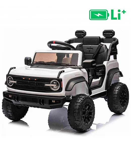 11V avto na daljinca Ford Bronco bel, litijeva baterija