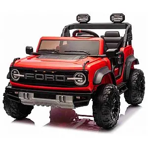 Avto na akumulator Ford Bronco XL rdeč, litijeva baterija