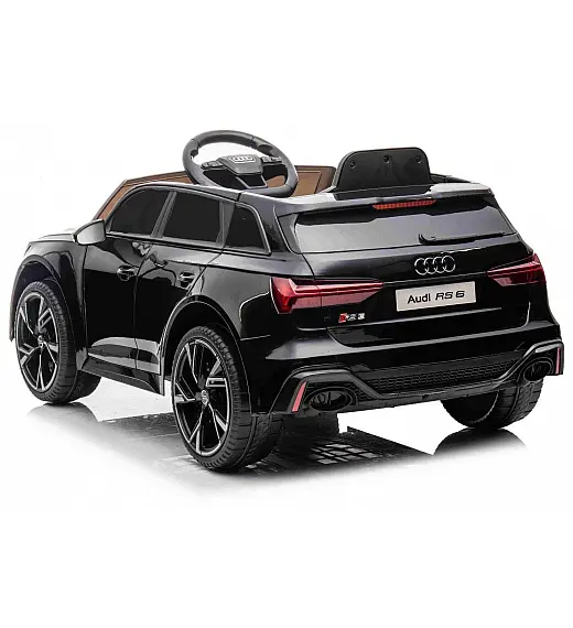 Auto na daljinski Audi RS6, 12V, crni
