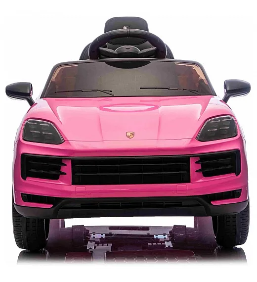 Auto za djevojčice Porsche Cayenne, 11V, li-baterija, pink