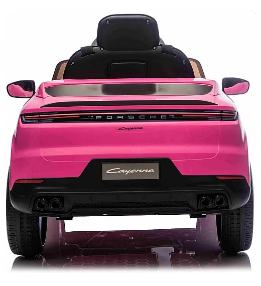 Auto za djevojčice Porsche Cayenne, 11V, li-baterija, pink