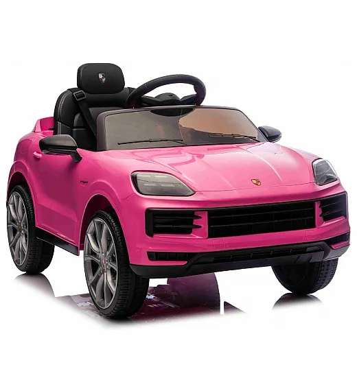 Auto za djevojčice Porsche Cayenne, 11V, li-baterija, pink