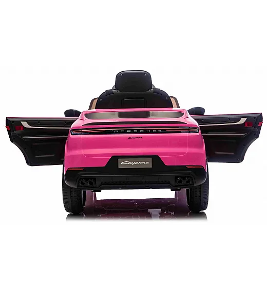 Auto za djevojčice Porsche Cayenne, 11V, li-baterija, pink