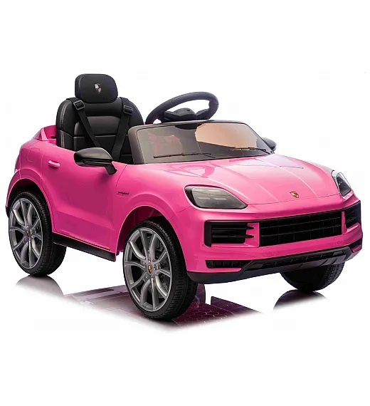 Auto za djevojčice Porsche Cayenne, 11V, li-baterija, pink