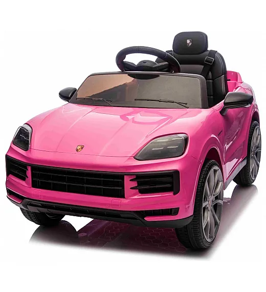 Auto za djevojčice Porsche Cayenne, 11V, li-baterija, pink