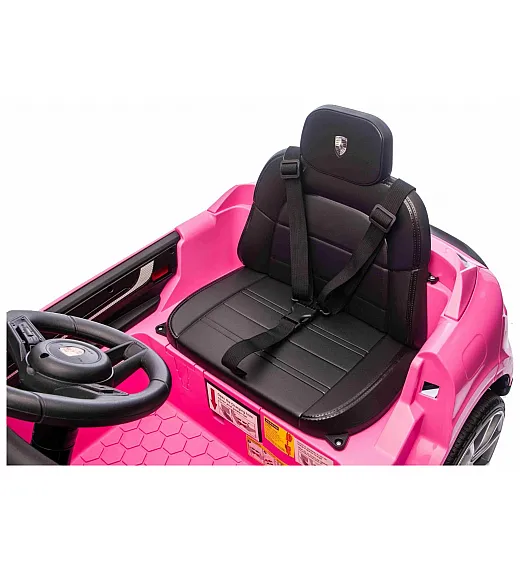 Auto za djevojčice Porsche Cayenne, 11V, li-baterija, pink