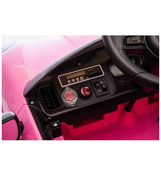Auto za djevojčice Porsche Cayenne, 11V, li-baterija, pink