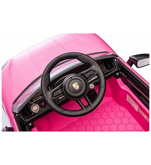 Auto za djevojčice Porsche Cayenne, 11V, li-baterija, pink