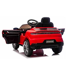 Avtomobil za otroke Porsche Cayenne, 11V, li, rdeč