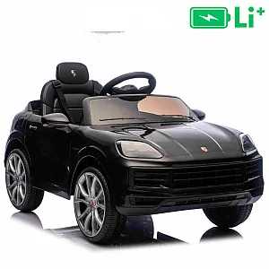 Dječji auto na akumulator Porsche Cayenne, 11V, li, crni