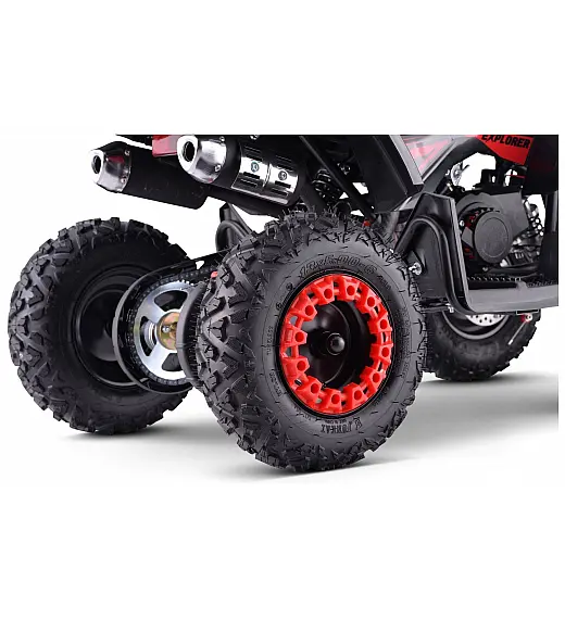 Dječji quad Explorer, benzinski 50cc, 40km/h, do 60 kg, crveni