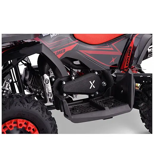 Dječji quad Explorer, benzinski 50cc, 40km/h, do 60 kg, crveni