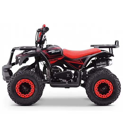 Dječji quad Explorer, benzinski 50cc, 40km/h, do 60 kg, crveni