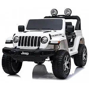 12V JEEP Wrangler RUBICON 4x4 Li - auto na akumulator, bijeli