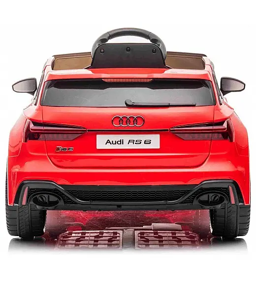 Auto za djecu Audi RS6, 12V, crveni