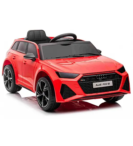 Auto za djecu Audi RS6, 12V, crveni