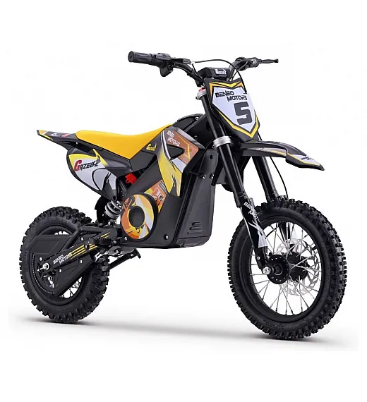 36V kros motor za otroke GAZELLE 1000W, 35km/h – rumen Beneo