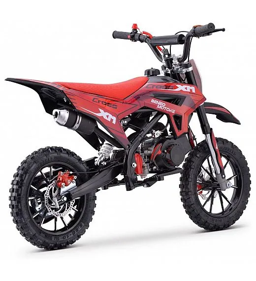 Moto cross 50cc, 1,5 kW, dvotaktni, disk zavore, rdeč