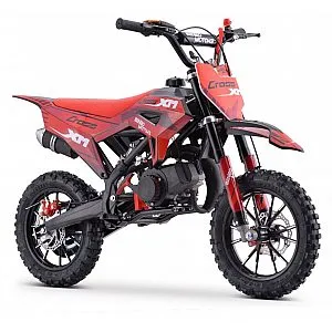 Moto CROSS XM, 50cc, 1,5 kW, dvotaktni, disk zavore, rdeč