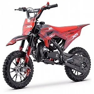 Moto CROSS XM, 50cc, 1,5 kW, dvotaktni, disk zavore, rdeč