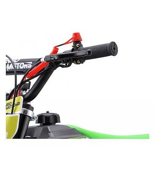 Moto cross 50cc, 1,5 kW, dvotaktni, disk zavore, rdeč