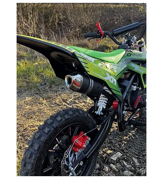 Kroser 50 kubika, 1,5 kW, dvotaktni, disk kočnice, zelen