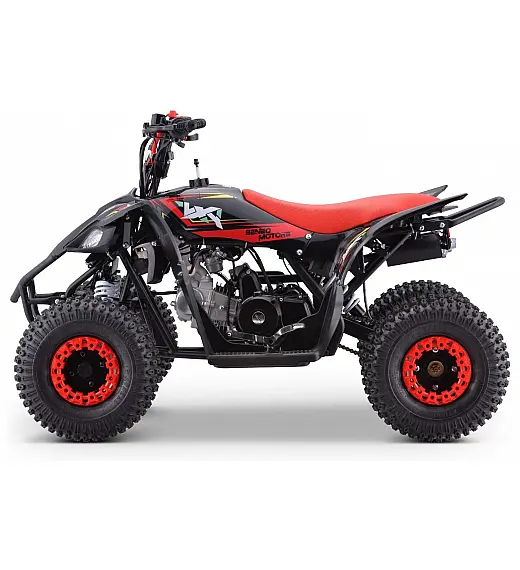 Otroški 4 kolesnik ZXY, bencin, 125cc, 60 km/h, nosilnost do 90 kg, premium pnevmatike, rdeč