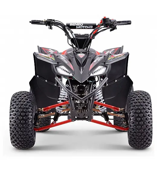Otroški 4 kolesnik ZXY, bencin, 125cc, 60 km/h, nosilnost do 90 kg, premium pnevmatike, rdeč