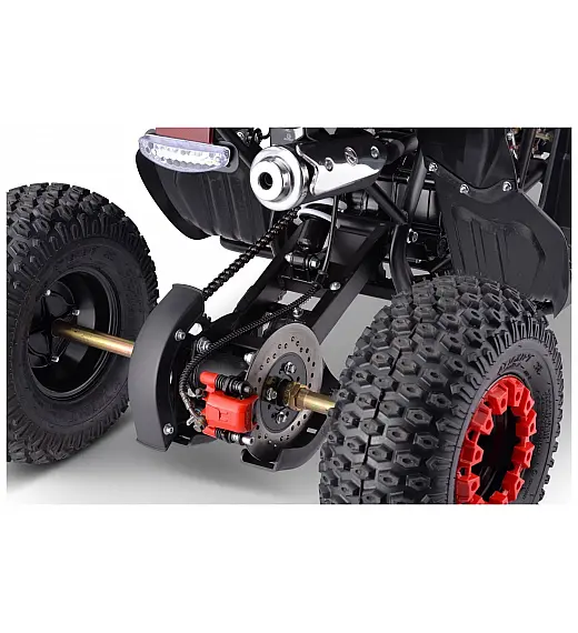 Otroški 4 kolesnik ZXY, bencin, 125cc, 60 km/h, nosilnost do 90 kg, premium pnevmatike, rdeč