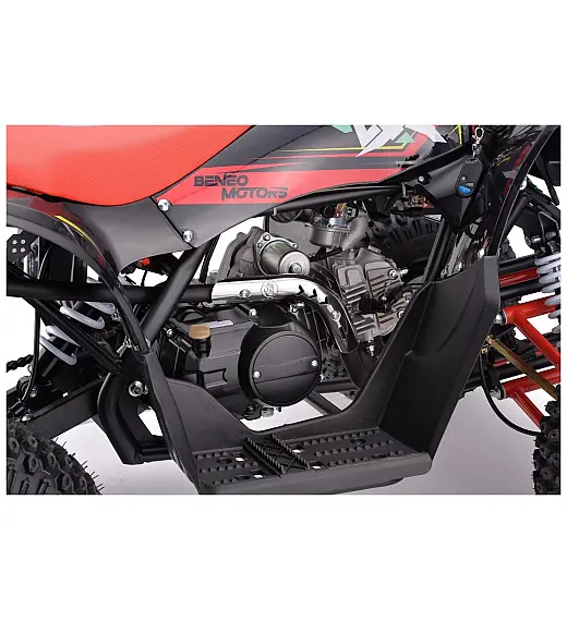 Otroški 4 kolesnik ZXY, bencin, 125cc, 60 km/h, nosilnost do 90 kg, premium pnevmatike, rdeč