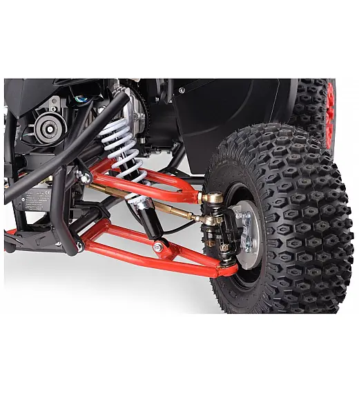 Otroški 4 kolesnik ZXY, bencin, 125cc, 60 km/h, nosilnost do 90 kg, premium pnevmatike, rdeč