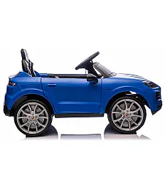 Otroški avto na akumulator Porsche Cayenne, 11V, li, moder