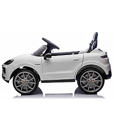 Otroški avtomobil Porsche Cayenne, 11V, li, bel