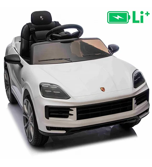 Dječji auto na akumulator Porsche Cayenne, 11V, li-baterija, bijeli