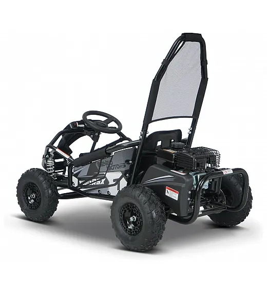 Otroški bencinski gokart Buggy RSX 98 cm³, 30 km/h, črn
