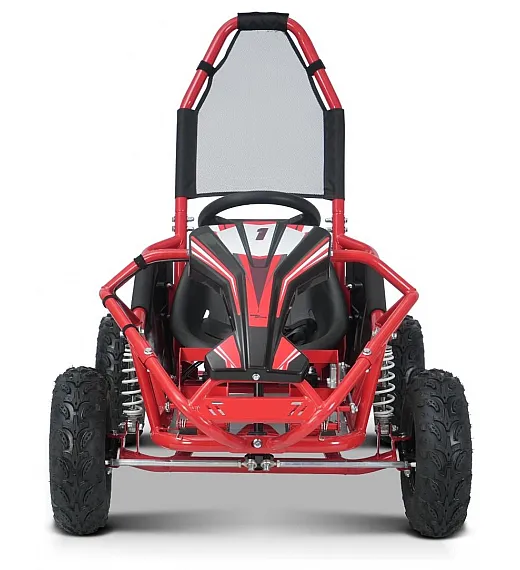 Otroški bencinski gokart Buggy RSX 98 cm³, 30 km/h, disk zavore, nizko zežišče, varnostni lok Otroški bencinski gokart Buggy RSX 98 cm³, 30 km/h, rdeč