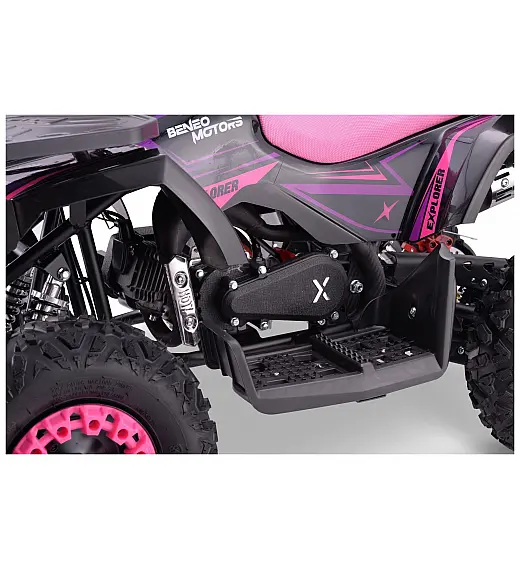Quad za djevojčice Explorer, benzinski 50cc, 40km/h, do 60 kg, ružičasti