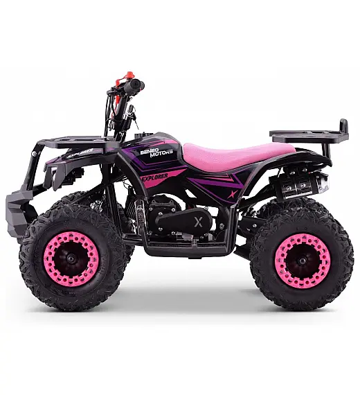 Quad za djevojčice Explorer, benzinski 50cc, 40km/h, do 60 kg, ružičasti
