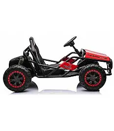 Robustan 24V električni dječji auto SPORT-KART, 100W, crveni