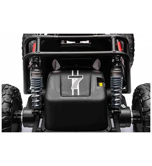 Robusten 24V električni otroški avto SPORT-KART, 100W, rdeč