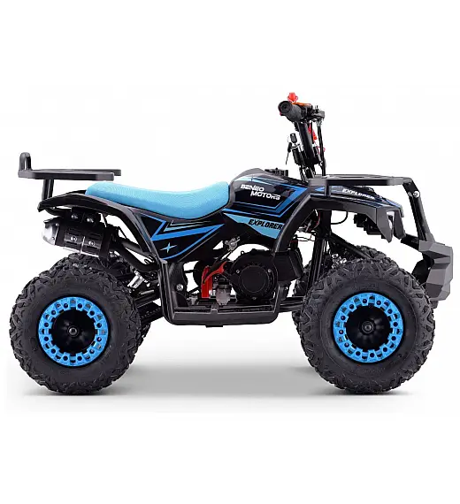 Dječji quad Explorer, benzinski 50cc, 40km/h, do 60 kg, plavi